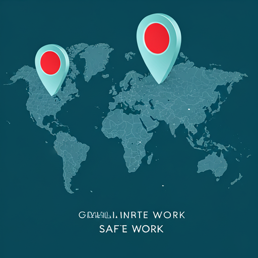 Global locations map